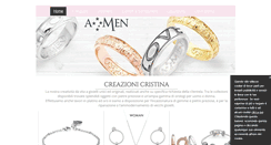 Desktop Screenshot of creazionicristina.com
